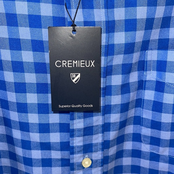 CRÉMIEUX Classics Cotton Long Sleeve Button Down Shirt Size Large NWT - Picture 8 of 16